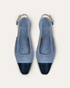 Tia Flats, Denim Leather Tia flats dear-frances 