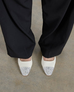 Tia Flats, Crema Crystal Tia flats dear-frances 