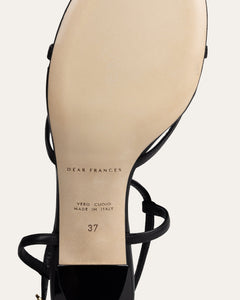 Tee Sandal, Black Tee dear-frances 
