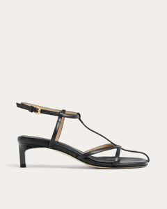 Tee Sandal, Black Tee dear-frances 