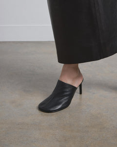 Sade Mule, Black Sade Sandal dear-frances 
